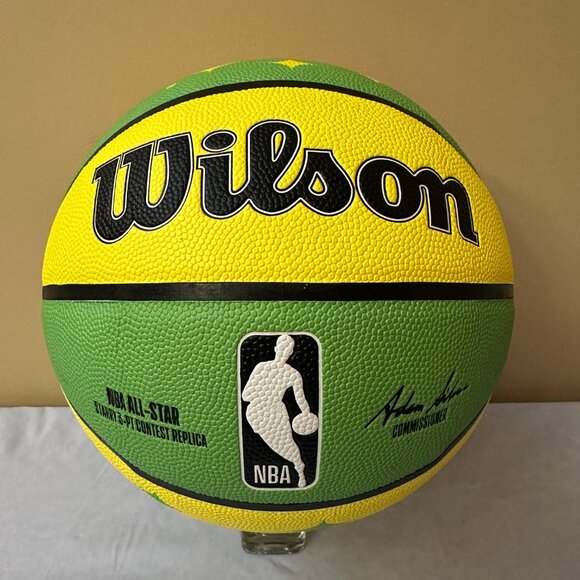 Pepsi Starry NBA Basketball Wilson 3 Point Contest Replica Full Sized - Picture 3 of 10